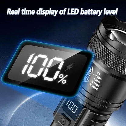 Ultra Bright P50 LED Flashlight Tactical EDC Zoomable Handheld Torch Emergency Spotlight 14500 18650 Battery - UrbanNest Co