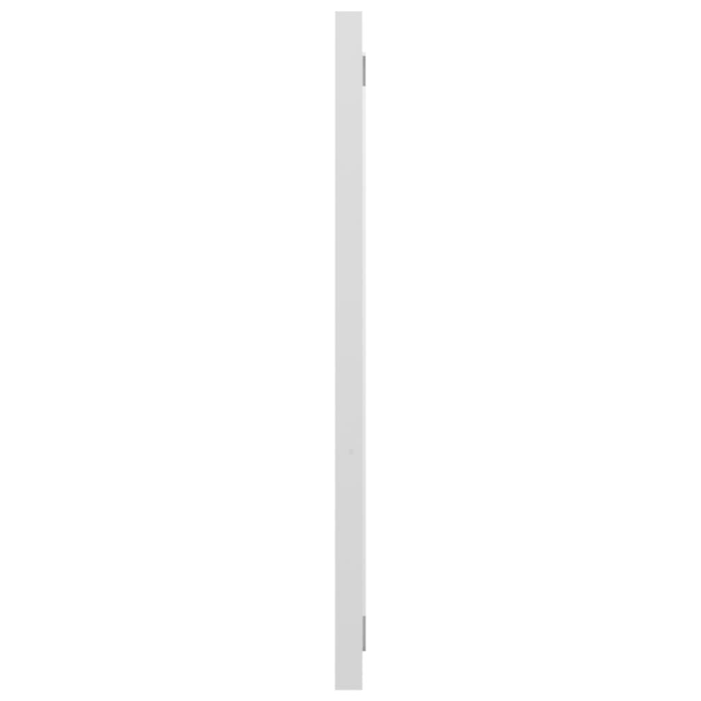 NNEVL Bathroom Mirror High Gloss White 90x1.5x37 cm Chipboard - UrbanNest Co