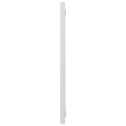 NNEVL Bathroom Mirror High Gloss White 90x1.5x37 cm Chipboard - UrbanNest Co