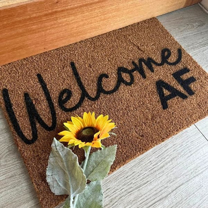 Welcome AF Doormat - UrbanNest Co