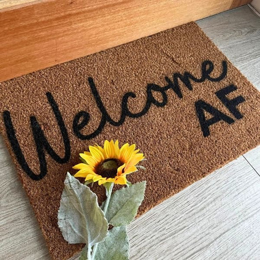Welcome AF Doormat - UrbanNest Co