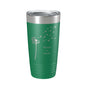 Dandelion Make A Wish Tumbler Travel Mug Gift Mom Daughter Her Women Girls Insulated Laser Engraved Coffee Cup 20 oz - UrbanNest Co
