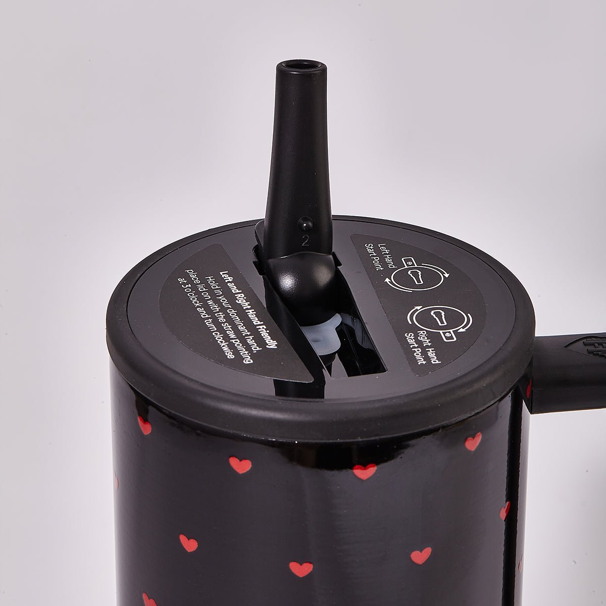 HydroJug Queen of Hearts Traveler Tumbler – Black Valentine Limited Edition - UrbanNest Co
