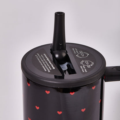 HydroJug Queen of Hearts Traveler Tumbler – Black Valentine Limited Edition - UrbanNest Co