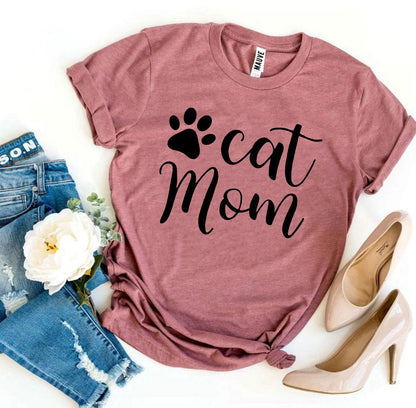 Cat Mom T-shirt - UrbanNest Co