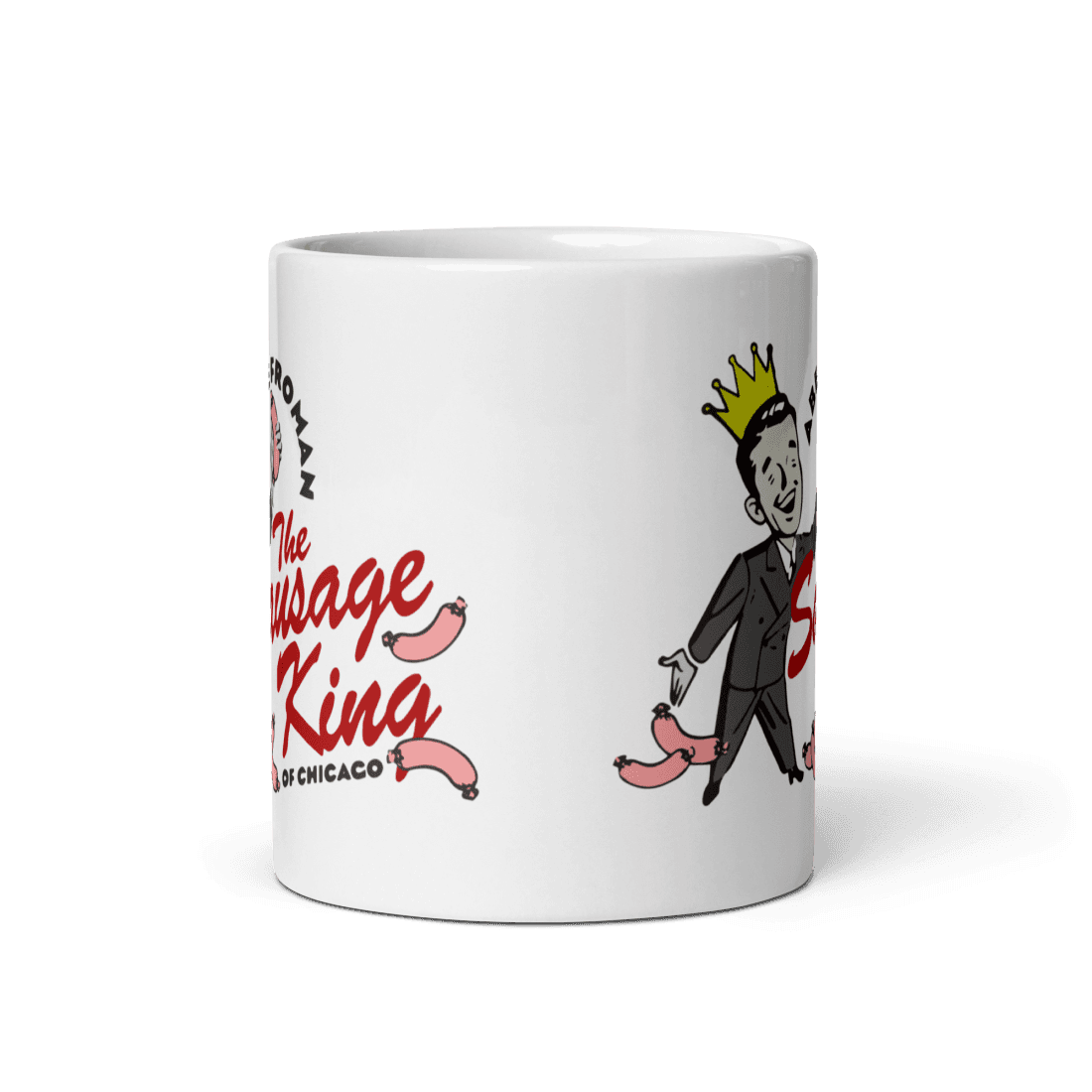 Abe Froman The Sausage King of Chicago from Ferris Bueller's Day Off Mug - UrbanNest Co