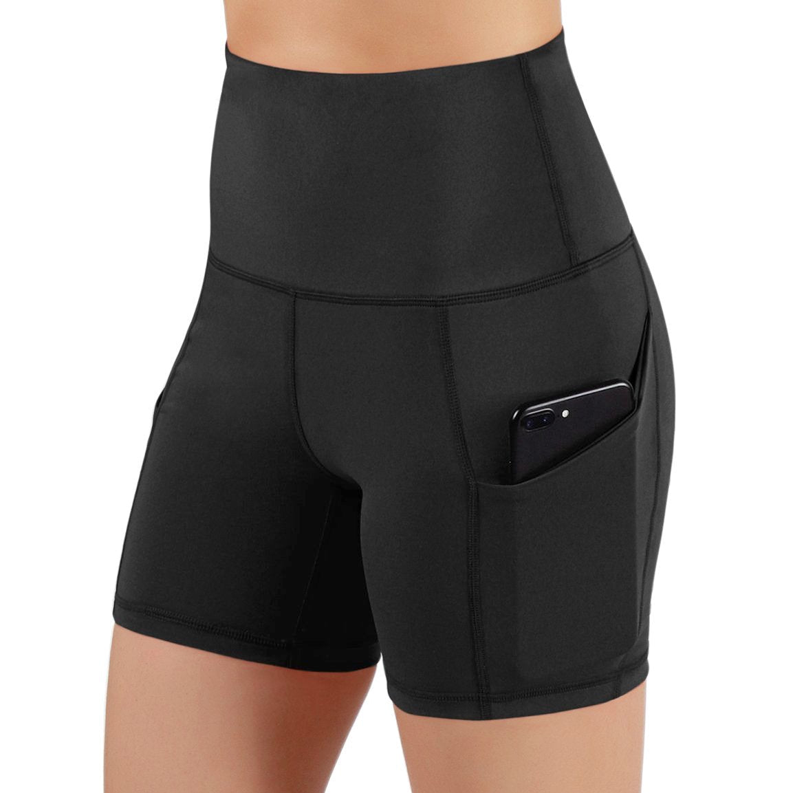 JupiterGear Jolie High - Waisted Athletic Shorts with Hip Pockets - UrbanNest Co