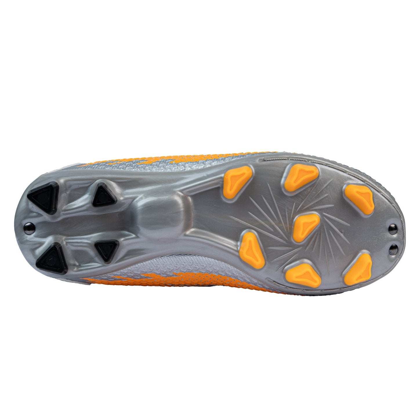 Knight XTR Junior Football Boots - Silver/Orange - UrbanNest Co