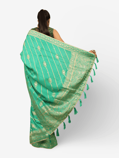 Designer Woven Banarsi Saree by Shreekama - UrbanNest Co