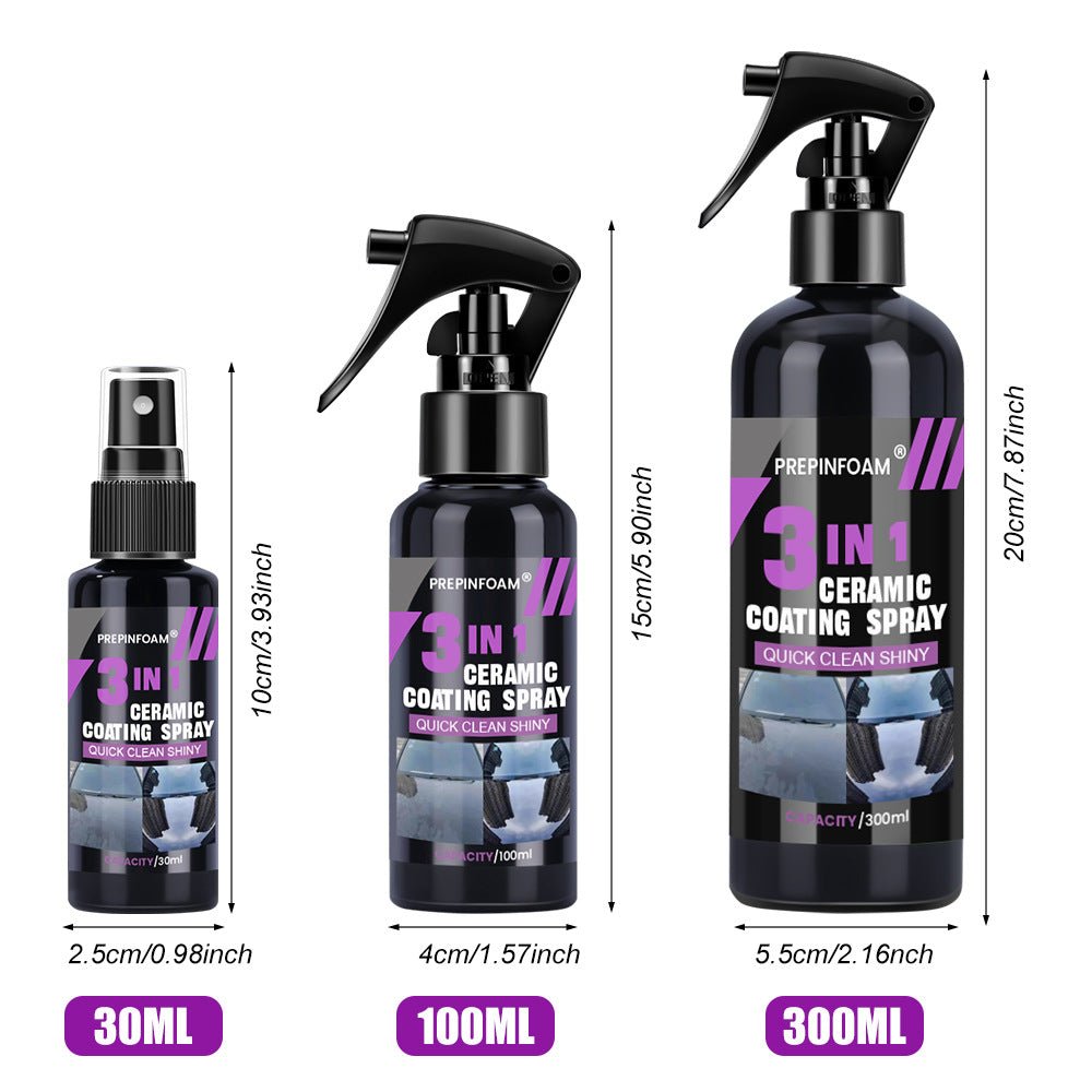 PREPINFOAM Three - in - One nano - ceramic rapid paint surface hand - sprayed wax crystal coating film agent - UrbanNest Co