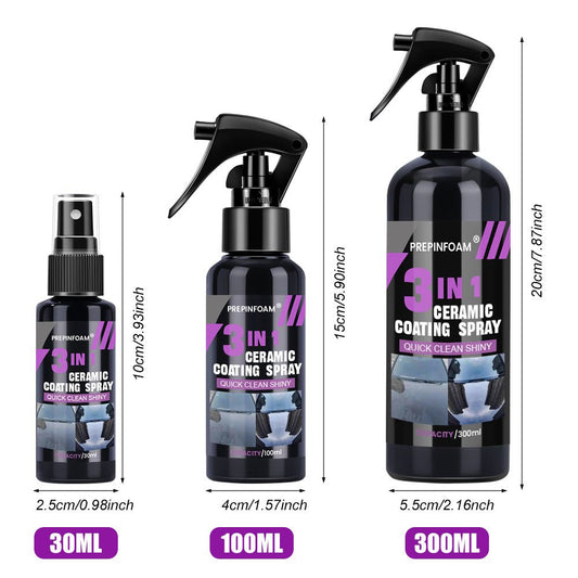 PREPINFOAM Three - in - One nano - ceramic rapid paint surface hand - sprayed wax crystal coating film agent - UrbanNest Co