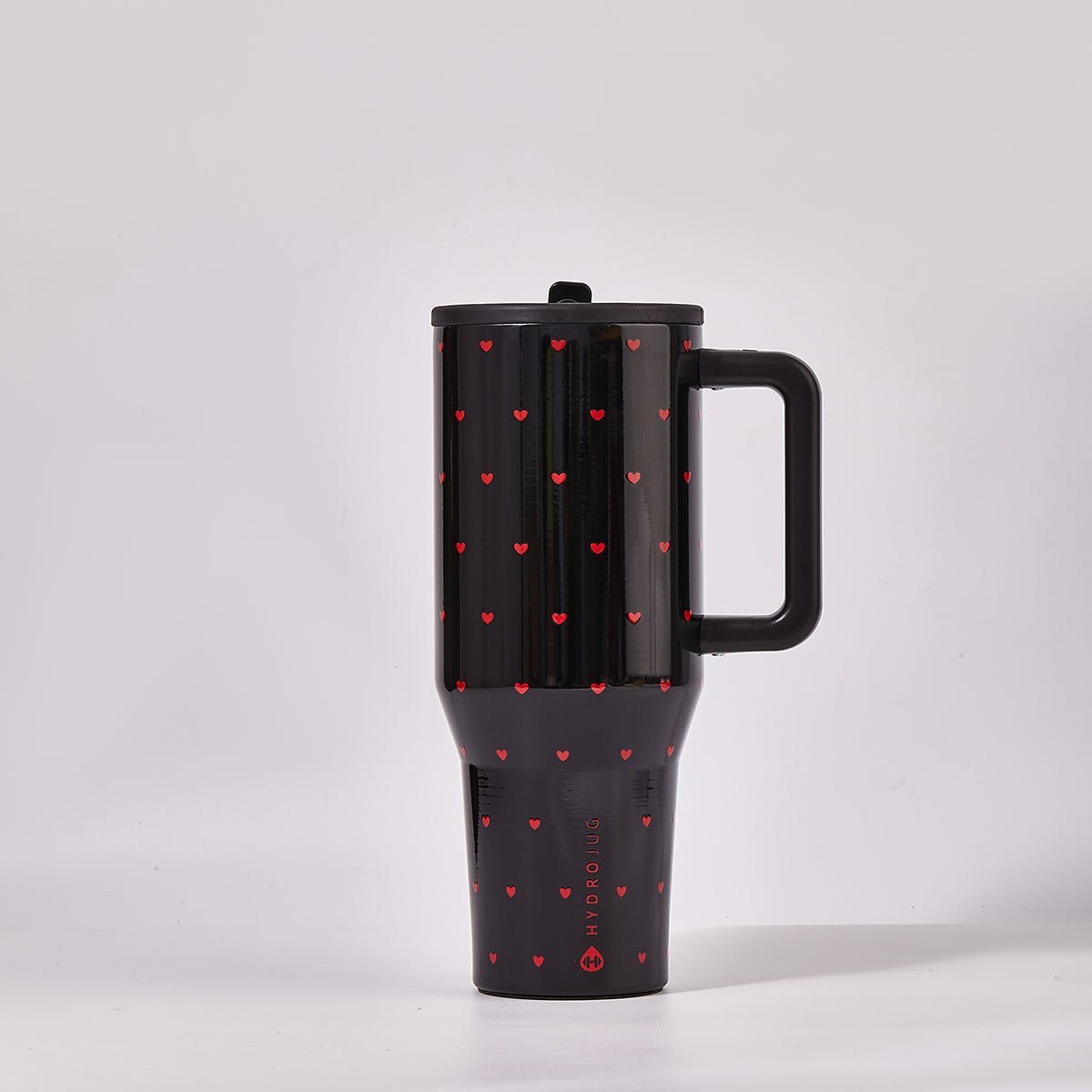 HydroJug Queen of Hearts Traveler Tumbler – Black Valentine Limited Edition - UrbanNest Co