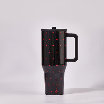 HydroJug Queen of Hearts Traveler Tumbler – Black Valentine Limited Edition - UrbanNest Co