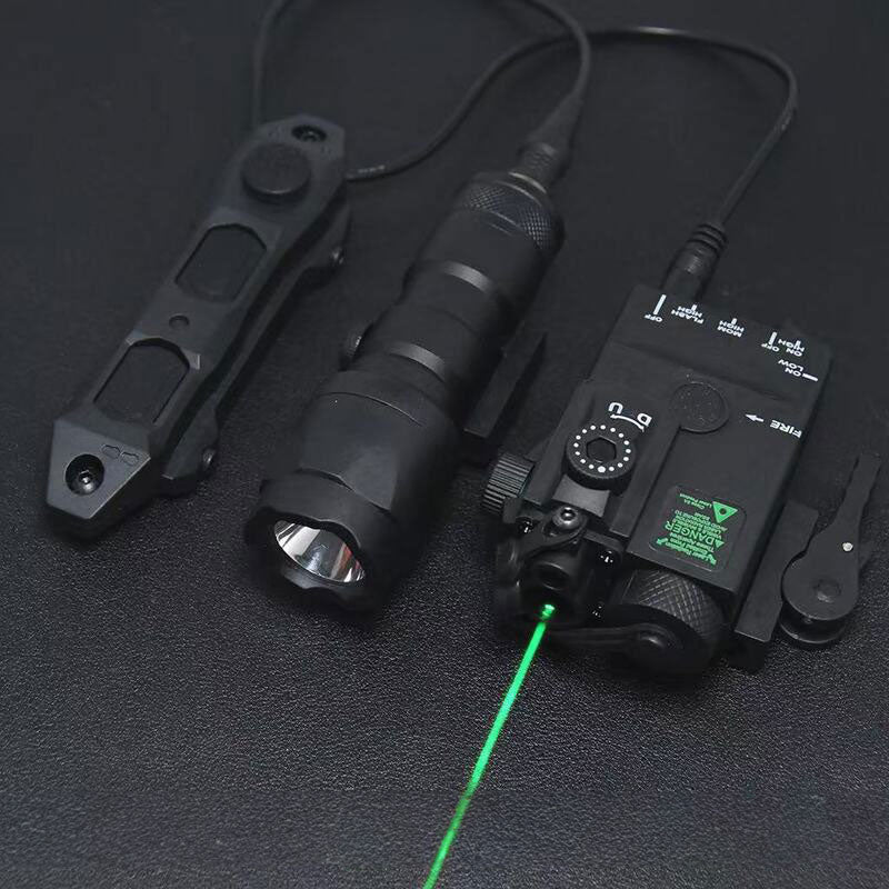 MINI - A2 PEQ15 Laser & IR Tactical Light - 20MM Picatinny Rail Mount, Red/Green Sight for M300/M600 - UrbanNest Co