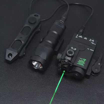 MINI - A2 PEQ15 Laser & IR Tactical Light - 20MM Picatinny Rail Mount, Red/Green Sight for M300/M600 - UrbanNest Co