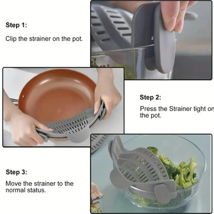 Adjustable Clip - On Pot Strainer - UrbanNest Co
