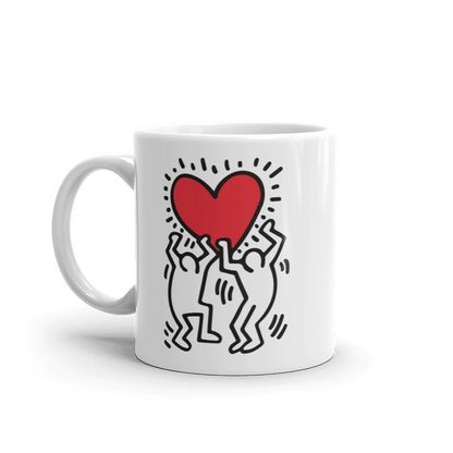 Men Holding Heart Icon, Street Art Mug - UrbanNest Co