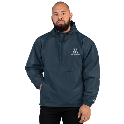 Embroidered Motovated Packable Jacket - UrbanNest Co