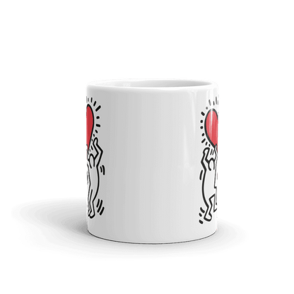 Men Holding Heart Icon, Street Art Mug - UrbanNest Co
