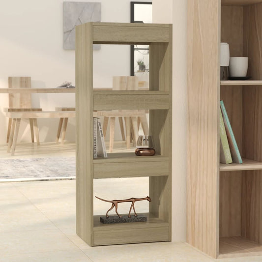 NNEVL Book Cabinet/Room Divider Sonoma Oak 40x30x103 cm Engineered Wood - UrbanNest Co