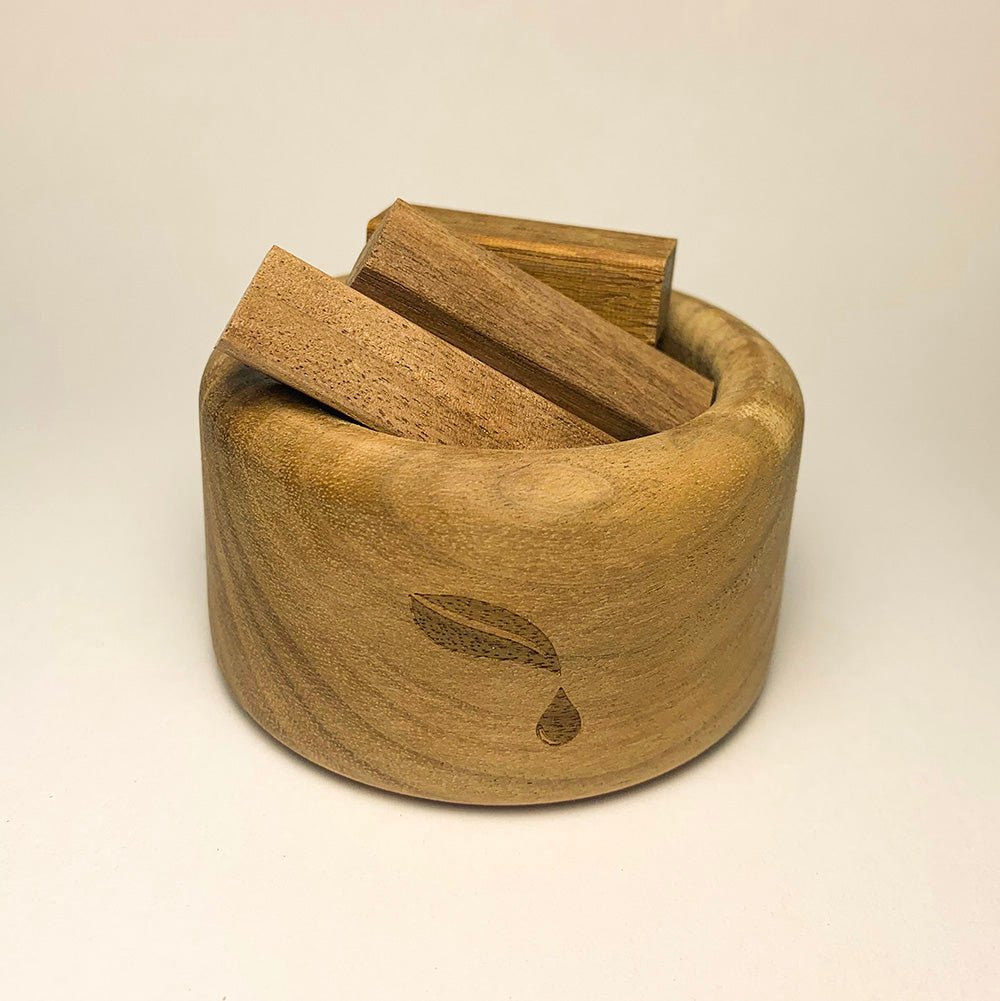 Black Walnut Cup Diffuser | Stylish Home Decor | Waterless Natural Essential Oil Diffusing - UrbanNest Co