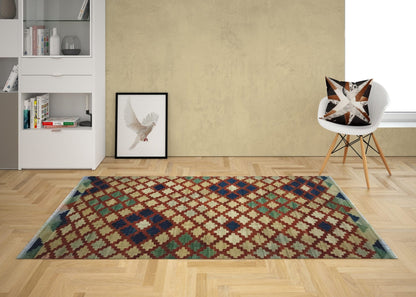 Afghan Colored Handmade Kilim Rugs - UrbanNest Co