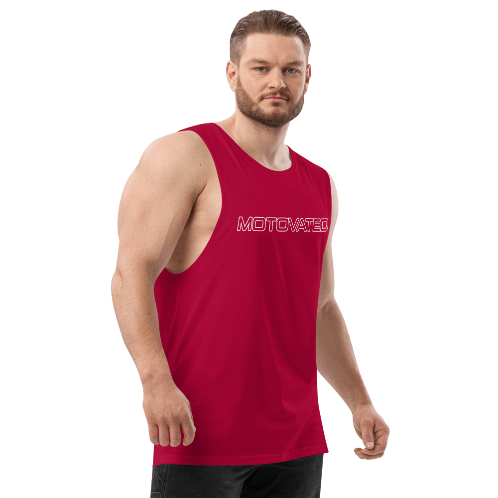 Motovated Drop Arm Tank Top - UrbanNest Co