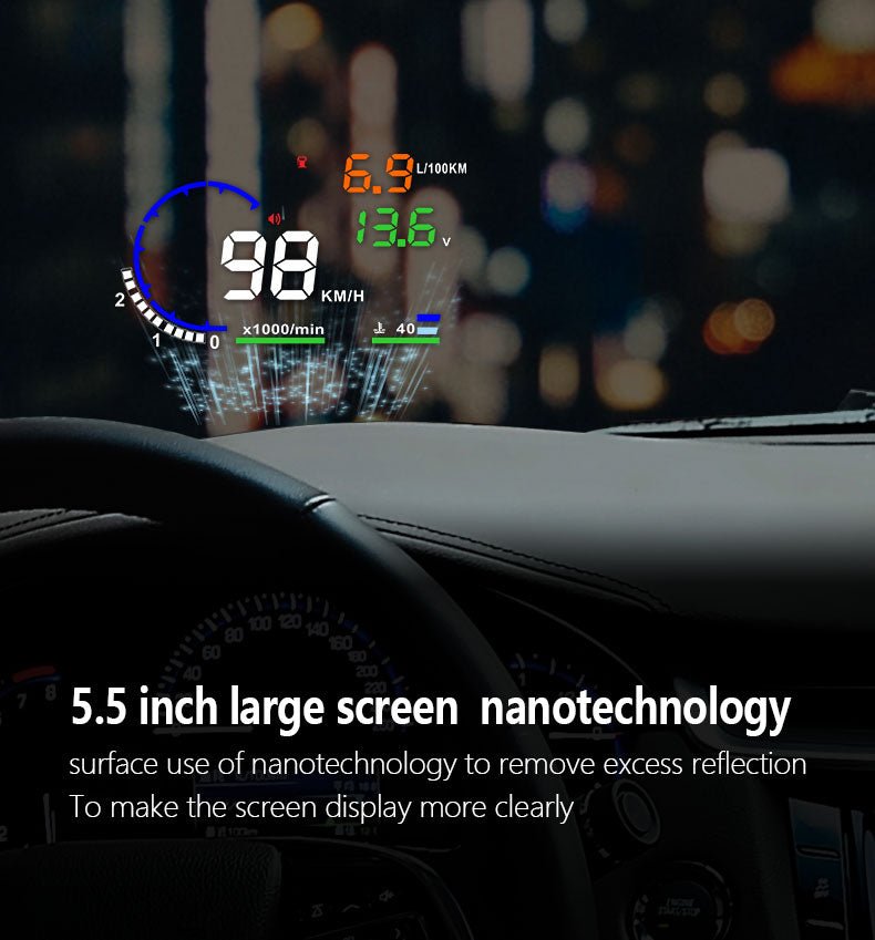 Car HUD Windscreen Projector For Jaguar S - Type Head Up Display - UrbanNest Co