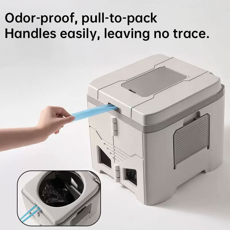 Foldable Portable Toilet for Car & Camping - Emergency Outdoor Stool with Odor - Proof Design, Adult Travel Toilet - UrbanNest Co