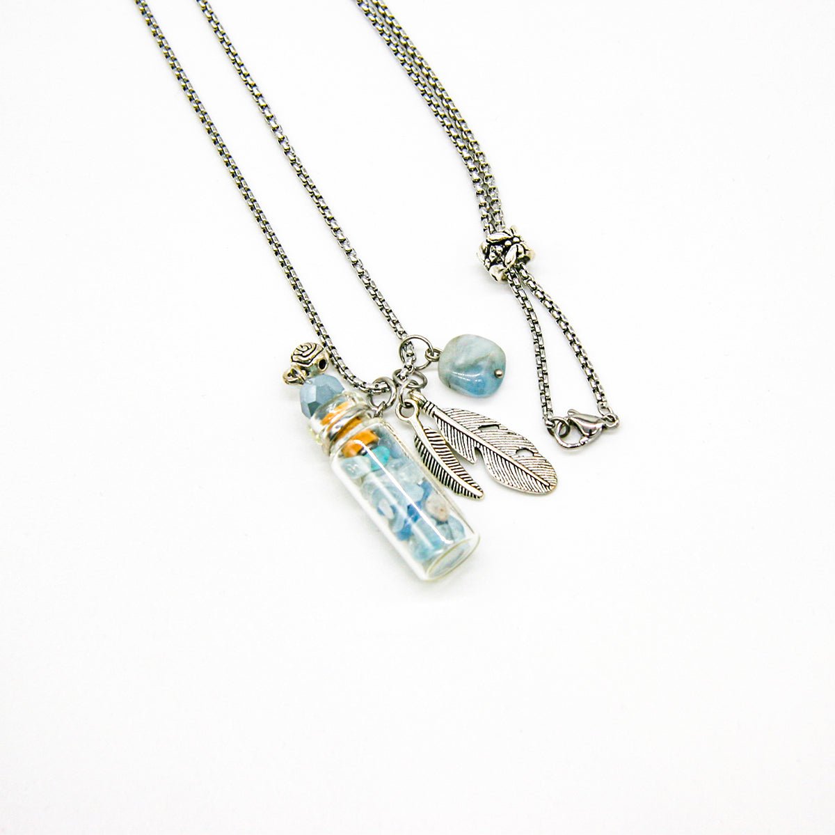Aquamarine Diffusing Necklace | Energy & Healing | Diffusing on the go - UrbanNest Co