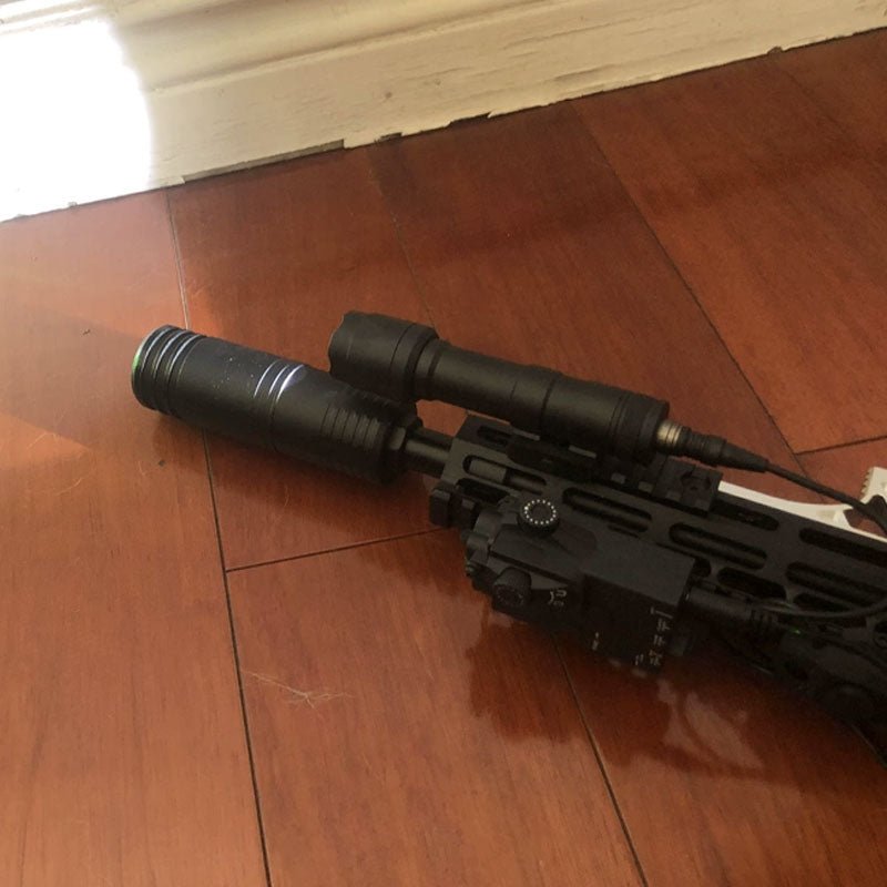 MINI - A2 PEQ15 Laser & IR Tactical Light - 20MM Picatinny Rail Mount, Red/Green Sight for M300/M600 - UrbanNest Co