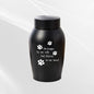 Stainless Steel Pet Memorial Urn: Black Portable & Moisture - Proof Ash Keepsake Designed for Small Pets - UrbanNest Co