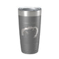 Carter Lake Map Tumbler Travel Mug Insulated Laser Engraved Coffee Cup Iowa Omaha Nebraska 20 oz - UrbanNest Co