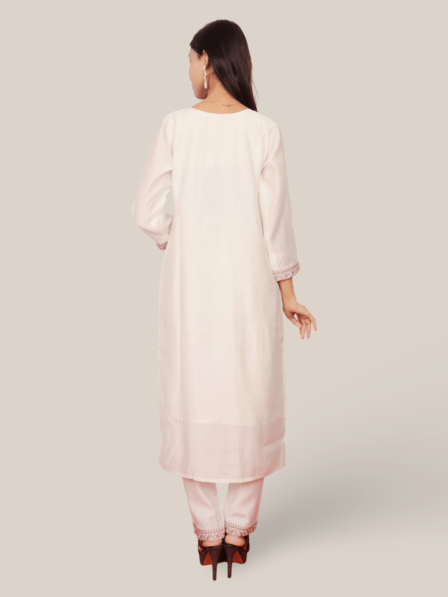 Woman's Straight Suit Set with Dupatta - UrbanNest Co
