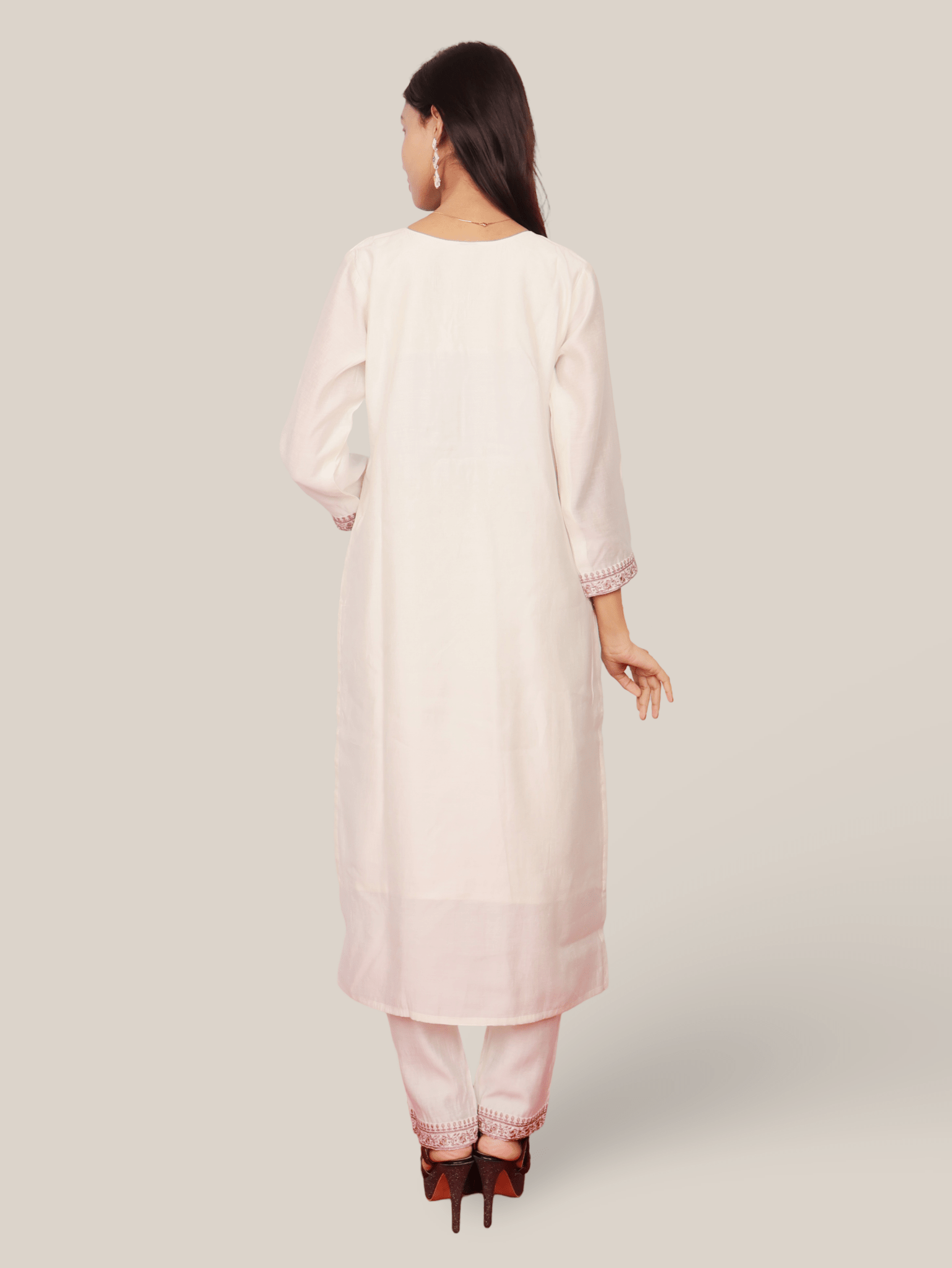 Woman's Straight Suit Set with Dupatta - UrbanNest Co