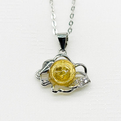 Sterling Silver Zodiac Aroma Necklace - Leo July - August | Perfect Birthday Gift | Energy & Healing | Diffuse on the go - UrbanNest Co