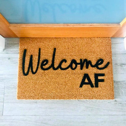 Welcome AF Doormat - UrbanNest Co