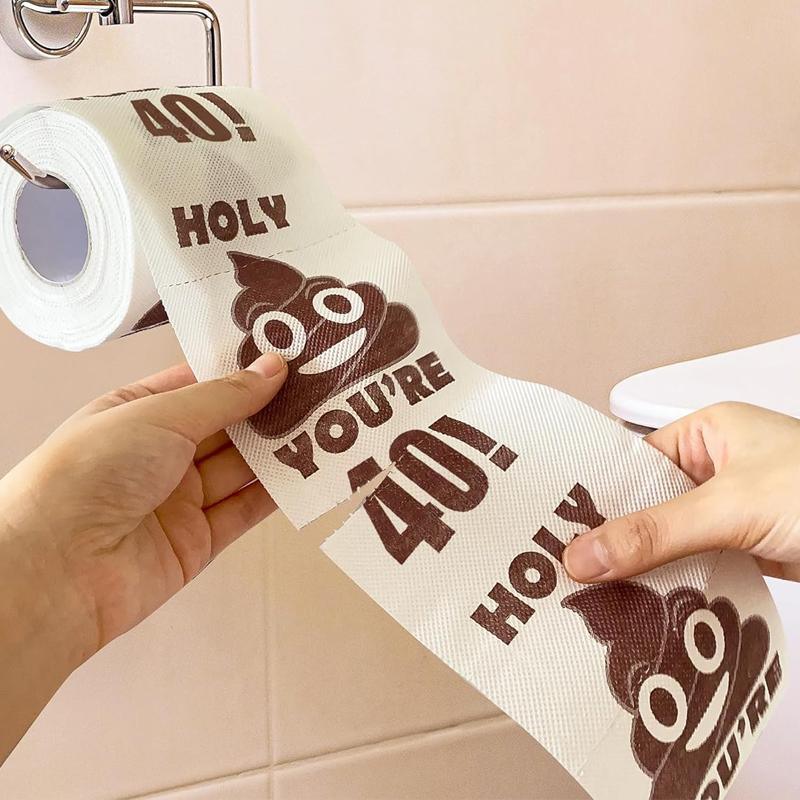 Prank Gag Printed Poop Funny Toilet Paper Roll Novelty Gag Gift for Pranks - UrbanNest Co
