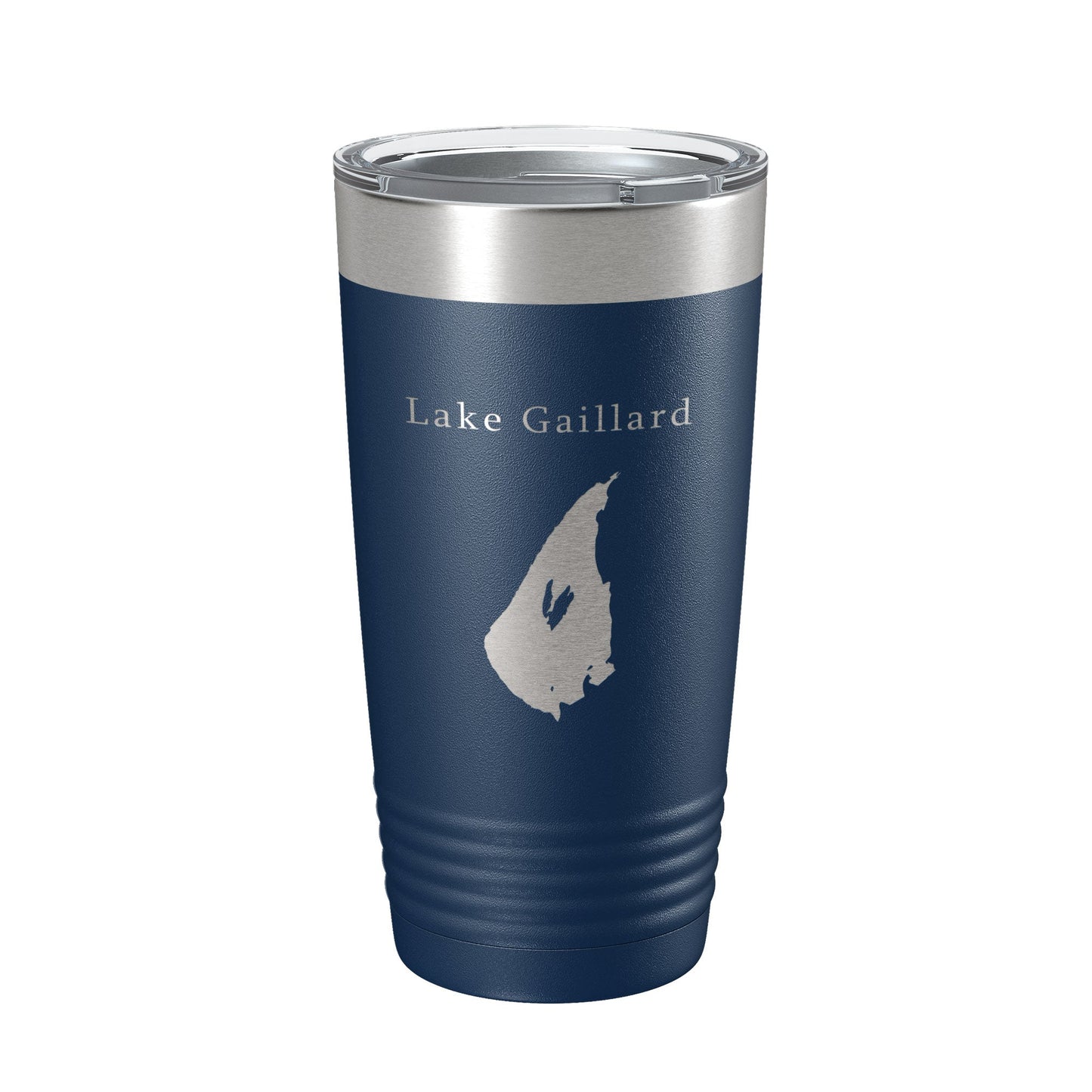 Lake Gaillard Map Tumbler Travel Mug Insulated Laser Engraved Coffee Cup Connecticut 20 oz - UrbanNest Co