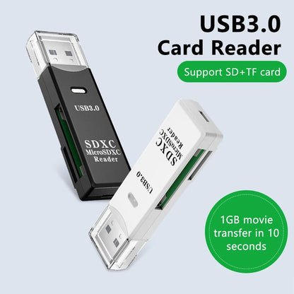 2 in 1 USB 3.0 Card Reader Micro TF sd card Reader usb adapter High Speed Cardreader TF Memory card For PC Laptop Accessories - UrbanNest Co