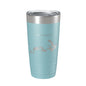 Lake James Map Tumbler Travel Mug Insulated Laser Engraved Coffee Cup North Carolina 20 oz - UrbanNest Co