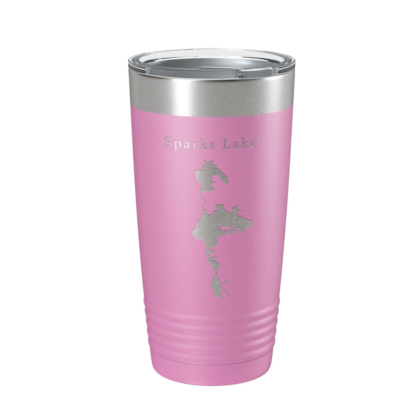 Sparks Lake Map Tumbler Travel Mug Insulated Laser Engraved Coffee Cup Oregon 20 oz - UrbanNest Co