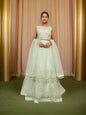 Designer Lehenga Choli with Embroidery and Mirror Peal Work by Shreekama - UrbanNest Co