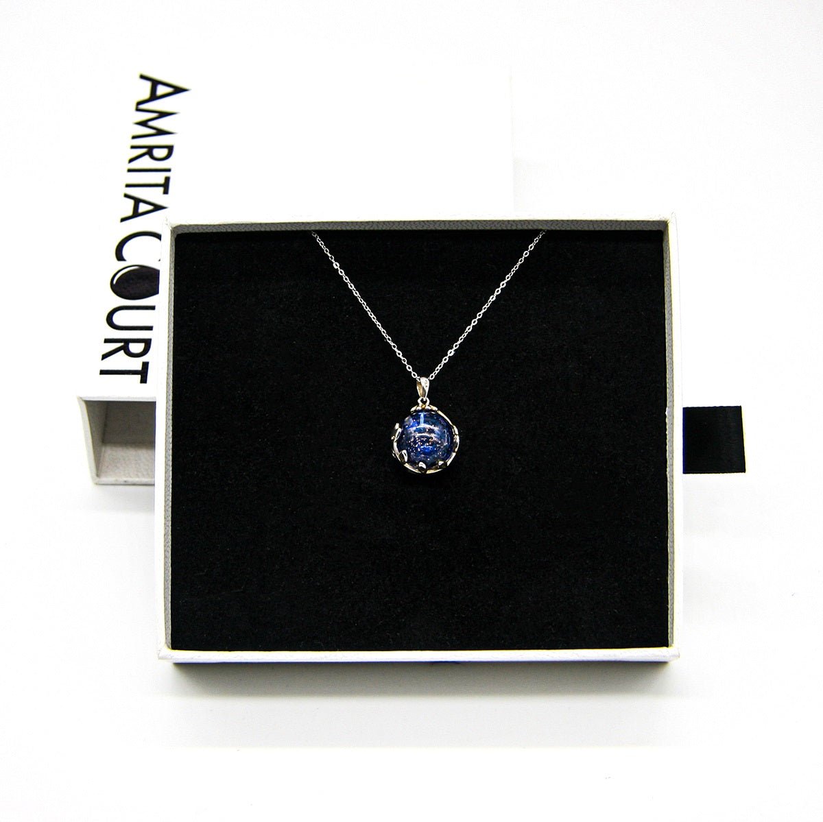 Planet Murano Aroma Necklace - Celestial Sapphire | Energy & Healing | Diffuse on the go | Gift for her - UrbanNest Co