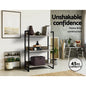 NNEDSZ Bookshelf Display Shelves Metal Bookcase Wooden Book Shelf Wall Storage - UrbanNest Co