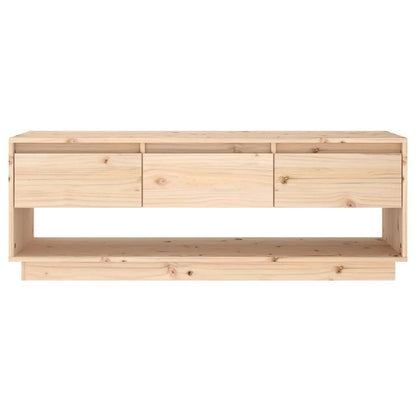 NNEVL TV Cabinet 110.5x34x40 cm Solid Wood Pine - UrbanNest Co