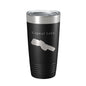 Crystal Lake Map Tumbler Travel Mug Insulated Laser Engraved Coffee Cup Michigan 20 oz - UrbanNest Co