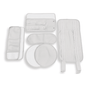 8 Piece Organic Cotton Castor Oil Wraps Pack - UrbanNest Co