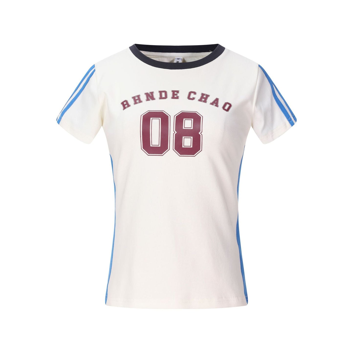 Color - Blocked Edge 08 Digital Print Short Sleeve T-Shirt - UrbanNest Co