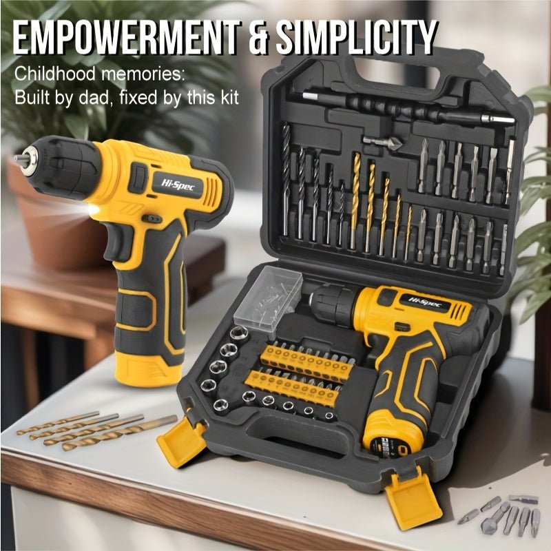 Electric Repair Tool Kit with 8V Cordless Driver - UrbanNest Co